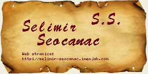 Selimir Seočanac vizit kartica